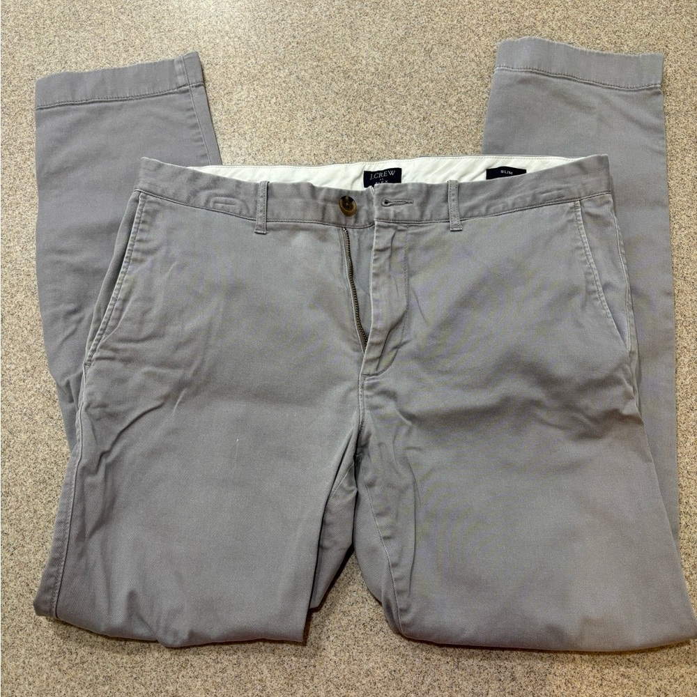 J. Crew Light Gray Men’s Chino Pants